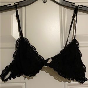 Out From Under Black Lace Bralette